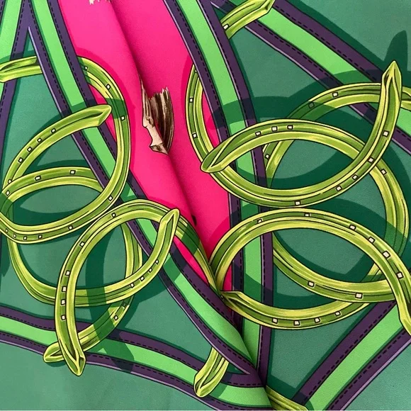 Hermès La Ronde Des Jockeys Silk Scarf. - Picture 16 of 16